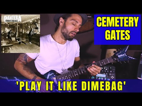 'PLAY IT LIKE DIMEBAG' #17 PANTERA CEMETERY GATES SOLO Playthrough by Attila Voros