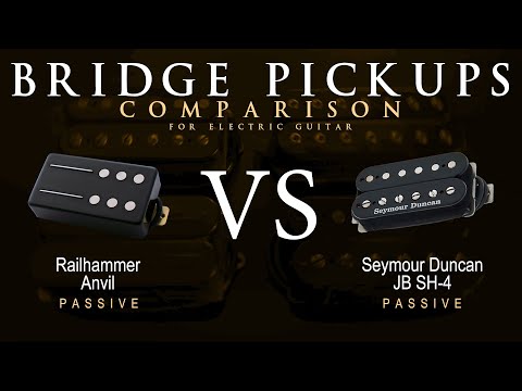 Railhammer ANVIL vs Seymour Duncan JB SH-4 - Bridge Guitar Pickup Comparison Tone Demo