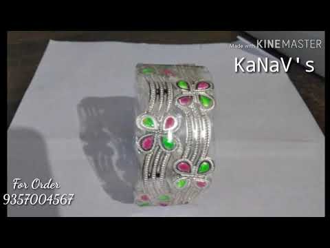 Kanav Designer silver bangles