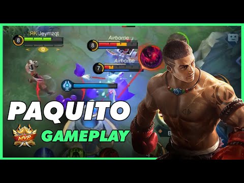 PAQUITO MVP GAMEPLAY 🥊 || BEST OFFLANER IN THE META || JEYMZ ML || MLBB🔥