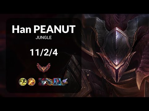 Han Peanut Pantheon vs Fiddlesticks JUNGLE - KR GRANDMASTER Patch 15.13