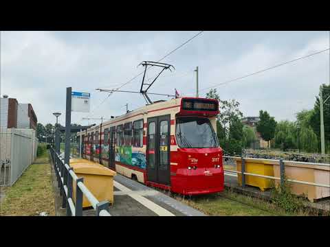 HTM tramlijn 16 Wateringen Dorpskade - Den Haag Statenkwartier | BN GTL8 3117 | 2021
