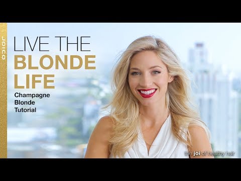 JOICO Blonde Life Tutorial: Champagne Blonde