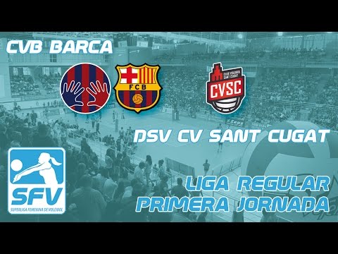 SFV CVB Barça DSV CV Sant Cugat  Jornada 1ª Temporada 2016-17