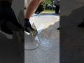 How to repair concrete BEFORE coating🔥 #construction #epoxy #resin #epoxyflooring #concrete #cars