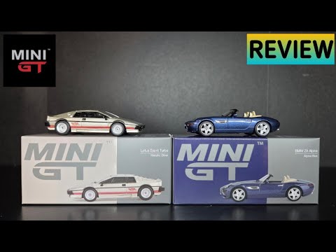 Feature Image thumbnail for the video blog Mini GT - BMW Z8 Alpina Alpine Blue & Lotus Esprit Turbo Metallic Silver - REVIEW by  booster_diecast