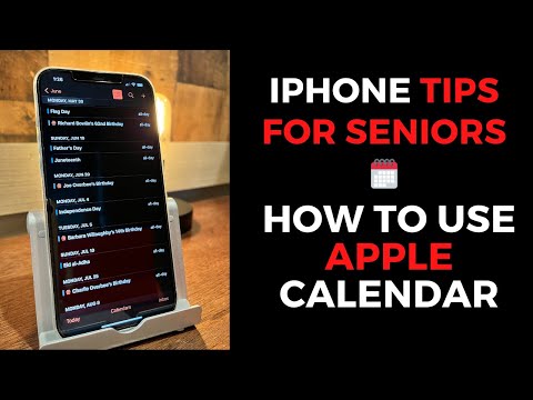 iPhone Tips for Seniors How to Use Apple Calendar