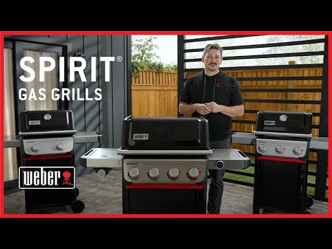 Gasolgrill Weber Spirit E-425 med Porslinsemaljerat Gjutjärnsgaller 4 Brännare & Sidobrännare