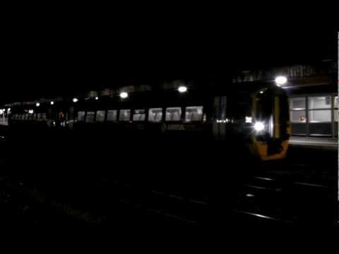 Arriva 158830 departs Gloucester for Cheltenham Spa 08/02/13