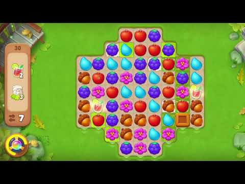 Gardenscapes Level 30 No Boosters Gameplay