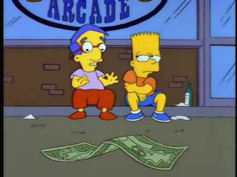 Bart and Milhouse go crazy with squishee