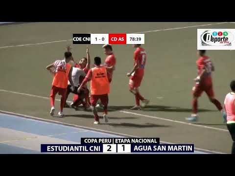 SUMMARY | ESTUDIANTIL CNI 2 - 1 AGUA SAN MARTIN | PERU CUP NATIONAL STAGE | MATCHDAY 1 | GOALS
