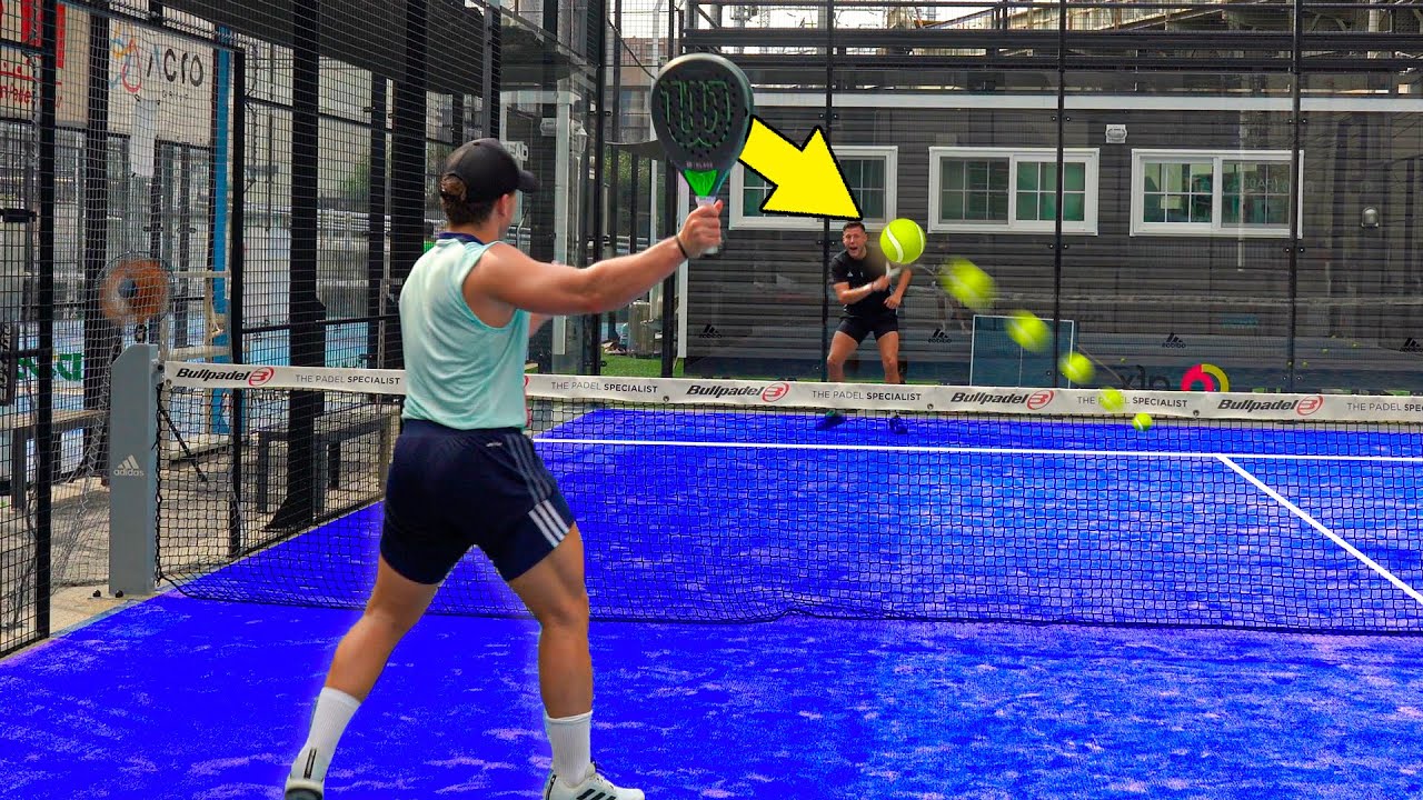 Mastering the defensive block volley at the net.