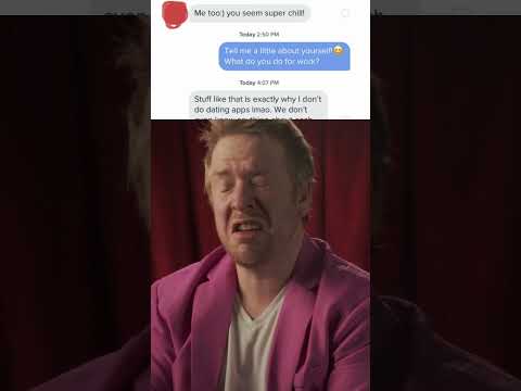 Day 3 turning terrible TINDER conversations into song #funnysong #tinder #tindermusical