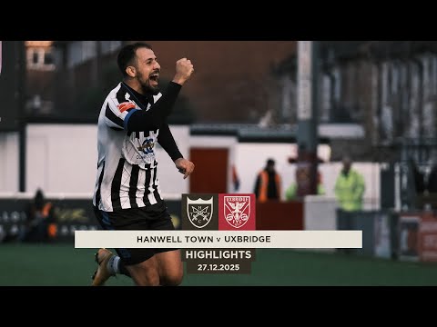 LATE CHRISTMAS PENALTY DRAMA - Hanwell Town v Uxbridge - Highlights
