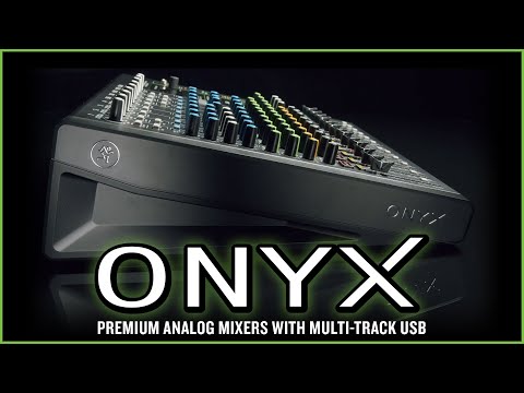 Mackie Onyx12 12-Channel Premium Analog Mixer with Multi-Track USB