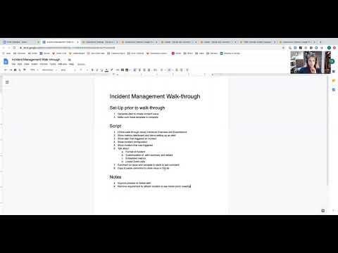 Incident Management Walkthrough - Jan 2020 - YouTube