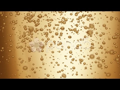 Champagne Bubbles (Seamless Loop). Stock Footage