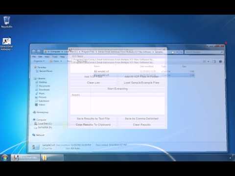 Extract Email Addresses From Multiple VCF Files Software