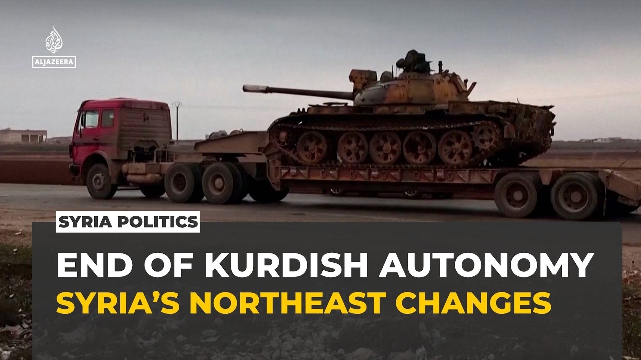 Syria ends Kurdish autonomy as government tightens control of northeast