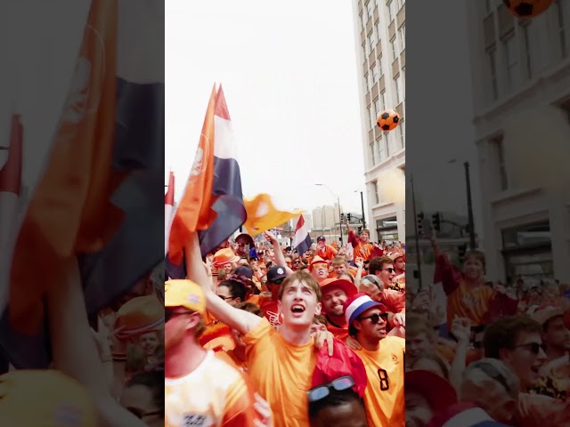 KANSAS CITY, YOU DELIVERED! 😍 #NothingLikeOranje #FIFAWorldCup