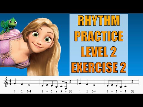 TANGLED! Rhythm clapping practice: Level 2, Exercise 2
