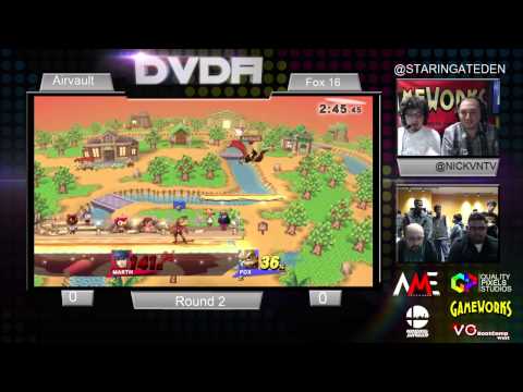 DVDA #5 Airvault (Marth) vs Fox16 (Fox) Super Smash Bros. Tournament for Wii-U