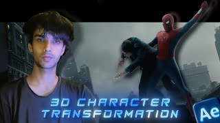 3D Character Transformation Tutorial | After Effects thumbnail
