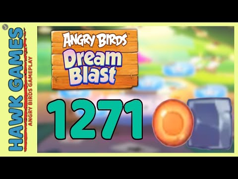 Angry Birds Dream Blast Level 1271 - Walkthrough, No Boosters