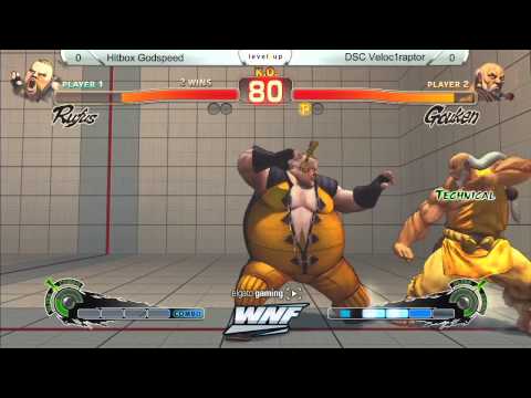 SSF4AE Hitbox Godspeed vs DSC Veloc1raptor - WNF 1-15-14