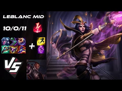 MID LeBlanc vs Lucian - EU Grandmaster Patch 14.13