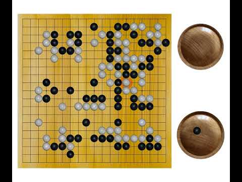 Fujisawa Hosai(9p) - Sakata Eio(9p), 1960-08-31, 5th Hayago Meijin, Result: B+R
