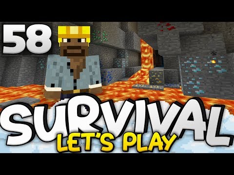 LOOKING FOR DIAMONDS!!! - Survival Let's Play Ep. 58 - Minecraft Bedrock (PE W10 XB1)