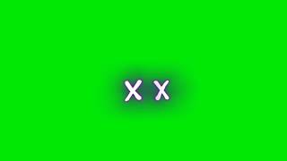 New animation green screen  Effect neon animation 