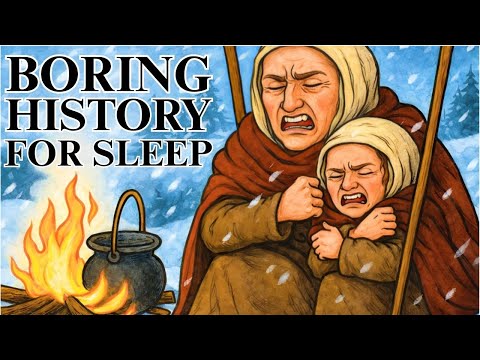 How Medieval Hermits Slept Warm in Deadly Blizzards | Boring History For Sleep |