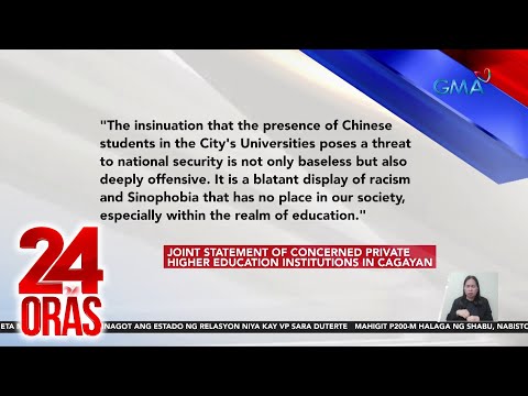 Paratang na banta sa seguridad ng bansa ang mga Chinese student sa Cagayan, walang… 24 Oras