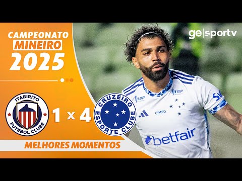 Gols e lances de Itabirito x Cruzeiro