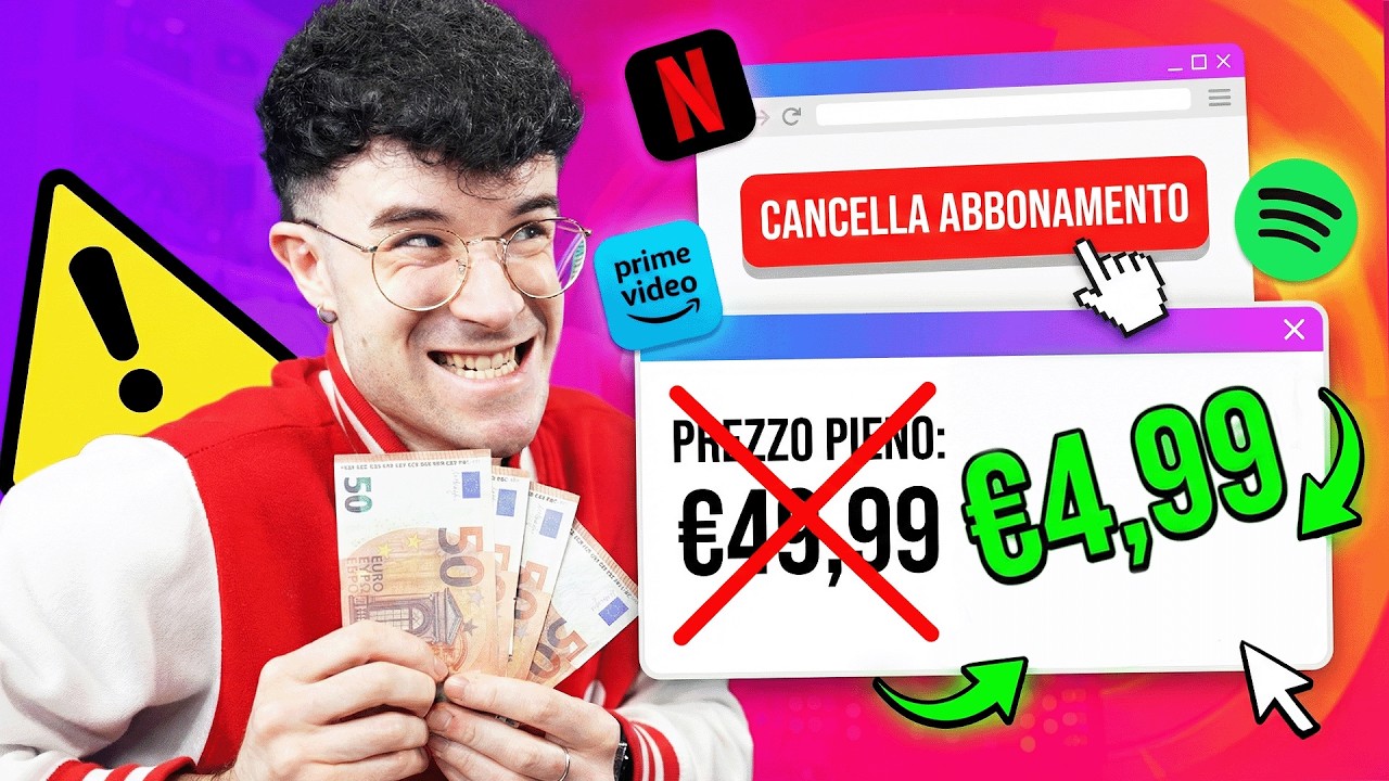 HO CANCELLATO TUTTI GLI ABBONAMENTI e MI HANNO OFFERTO PREZZI BASSISSIMI! 🙄 QUANTI SOLDI CI FREGANO?