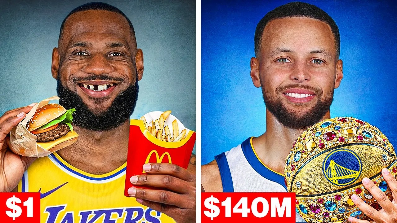 $1 VS $140,000,000 Things NBA Players Bought
