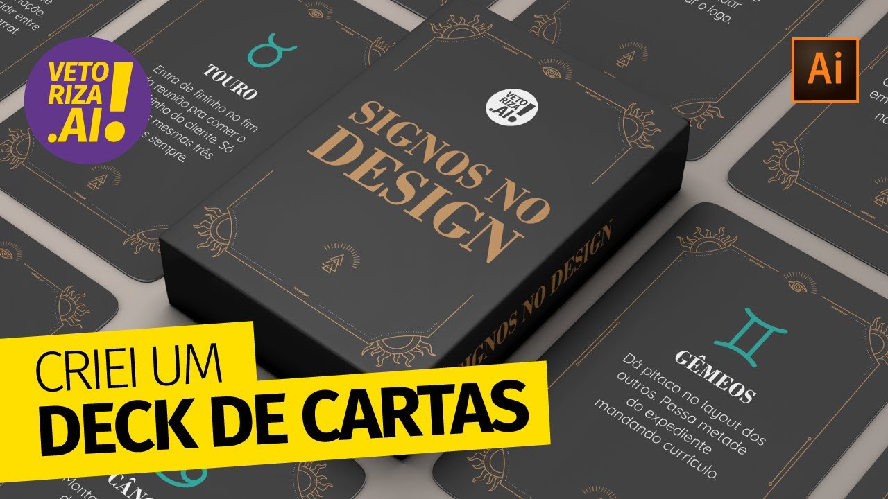ELA FAZ O JOGO DELA! – Criando um baralho no Illustrator