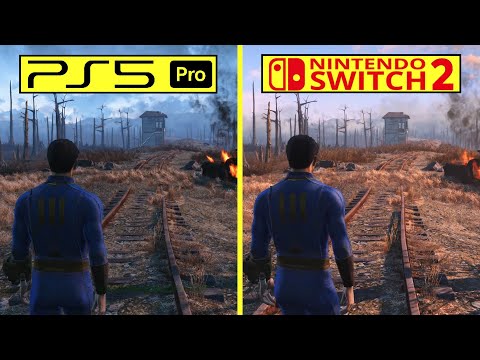 Fallout 4 Nintendo Switch 2 vs PS5 Pro Early Graphics Comparison
