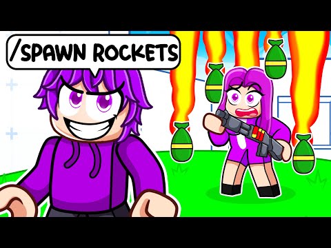 Using OWNER ADMIN COMMANDS in Roblox Rivals…