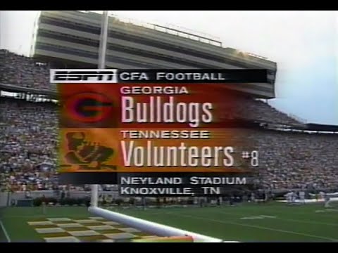 1995 Georgia @ #8 Tennessee No huddle