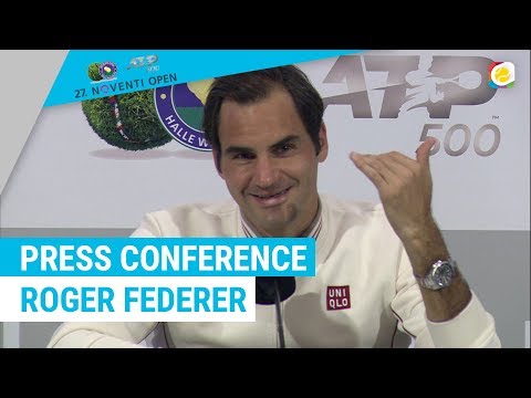 Roger Federer after his win against Roberto Bautista Agut | Noventi Open | myTennis