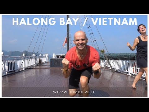 WELTREISE-VLOG#046 Mit dem Schiff durch die Halong Bay / Vietnam