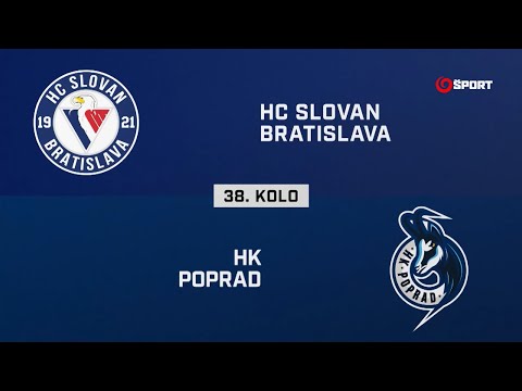 38. kolo: HC Slovan Bratislava – HK Poprad 2:1 (HIGHLIGHTY)