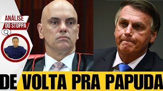 BOLSONARO NA PAPUDA: ACABOU O PRAZO DA PRISÃO DOMICILIAR - Análise do Stoppa