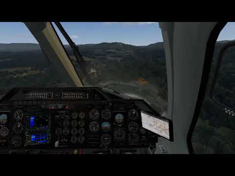 Flying the Cowan Sim Bell 222B
