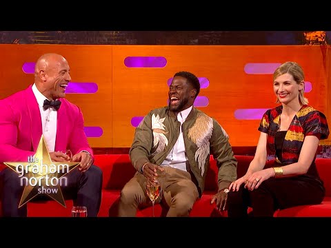 Dwayne Johnson & Kevin Hart Lose It Over Jodie Whittaker's Accent | The Graham Norton Show