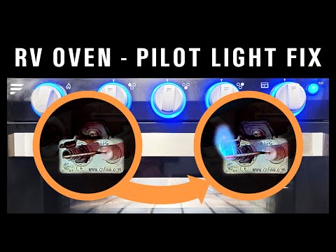 Furrion RV Oven Pilot Light Not Staying Lit Fix - Two Methods